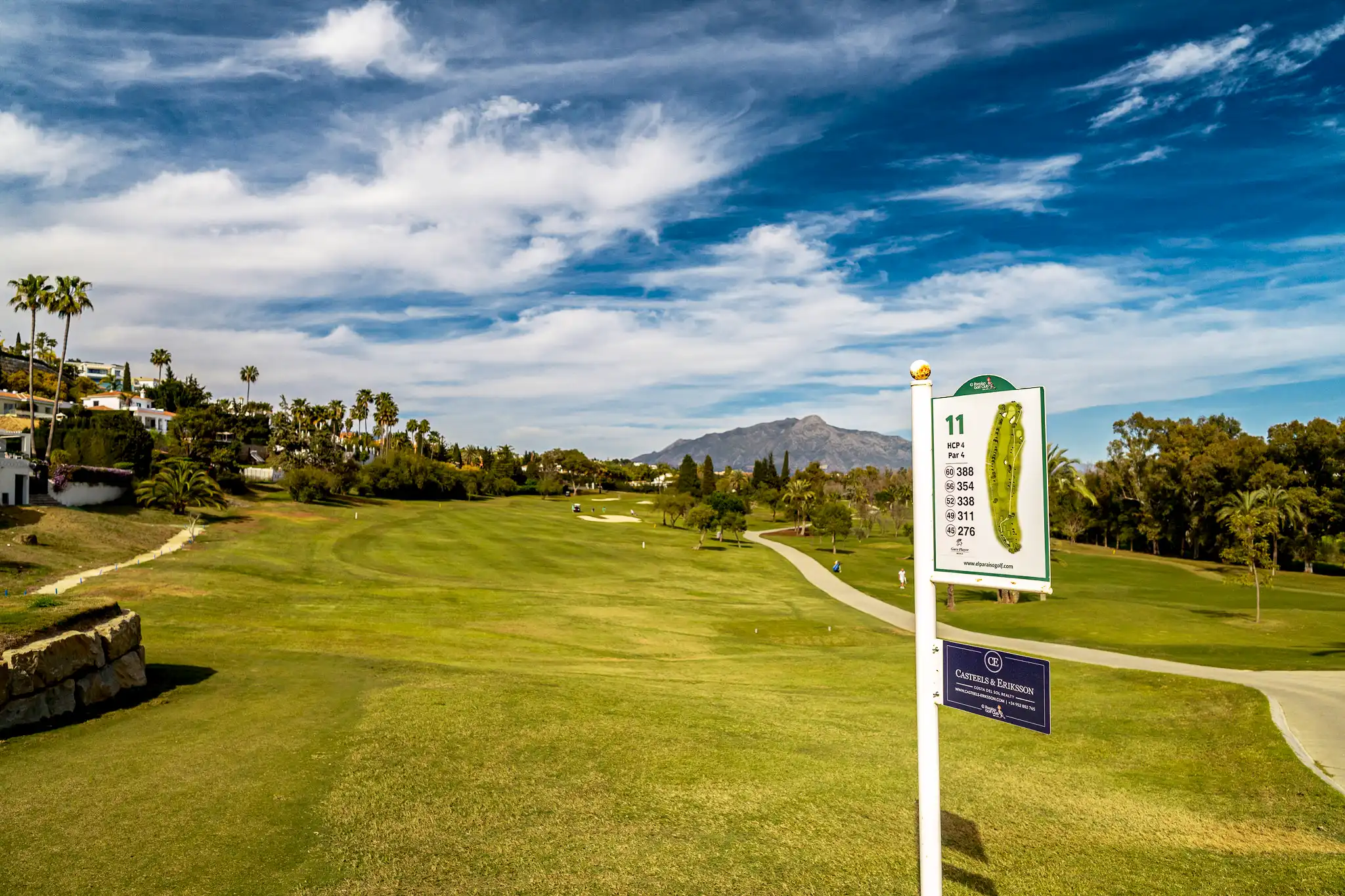 El Paraiso Golf Club - Estepona, Malaga Spain - Golf club hoyo 11-2